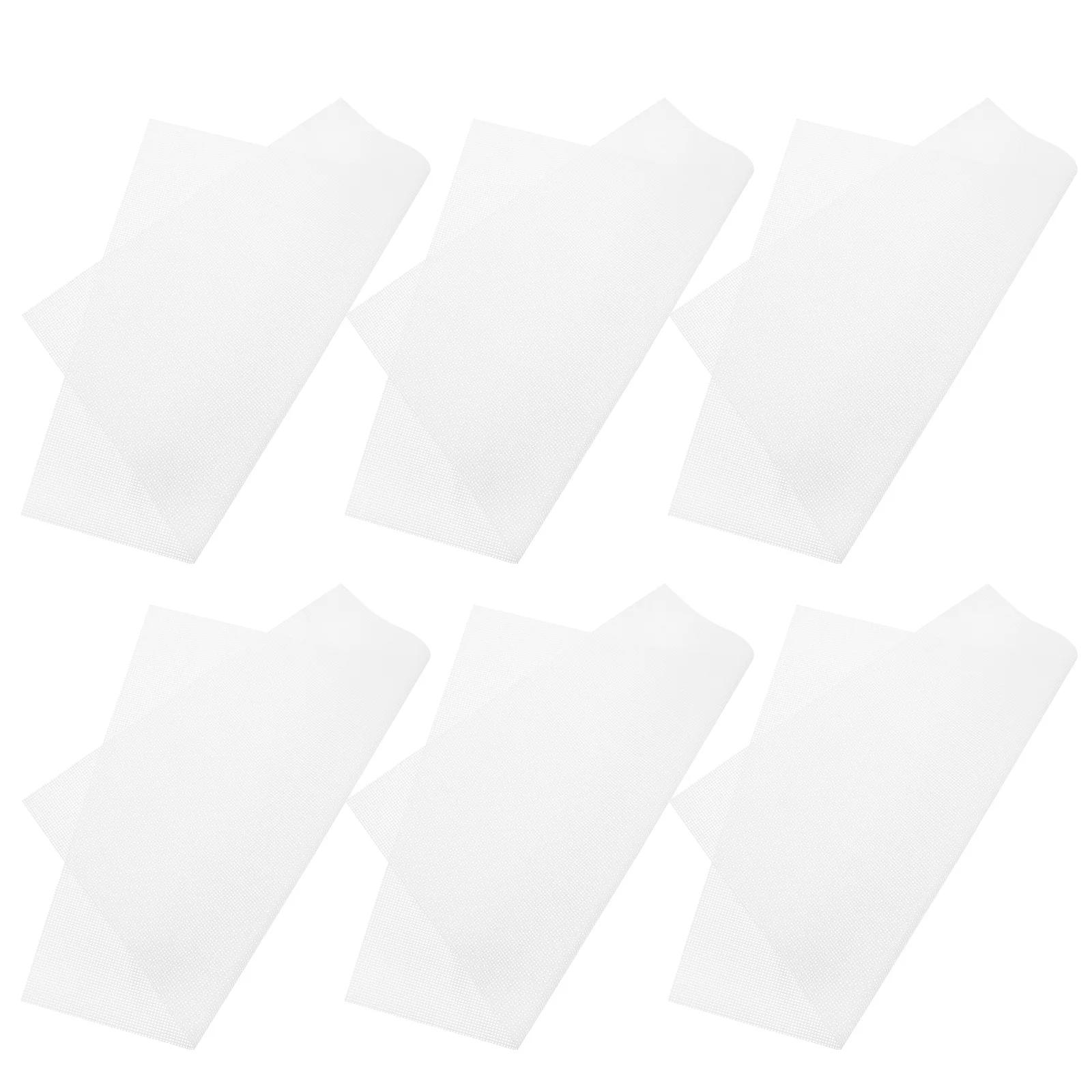

6pcs Drying Pad 29cmx37cm Food Dryer Liner Dehydrator Silicone Mats Tray Reusable Kitchen Supplies Non Sticky Even Drying