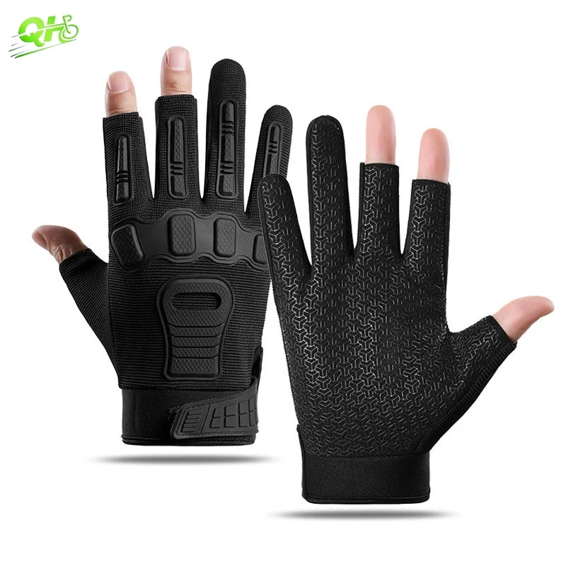 

Tactical Gloves Motorcycles Cycling Anti-slip Wear Resistant Touchscreen Rubber Armor 등산장갑 Outdoor Sports Fishing Equipment
