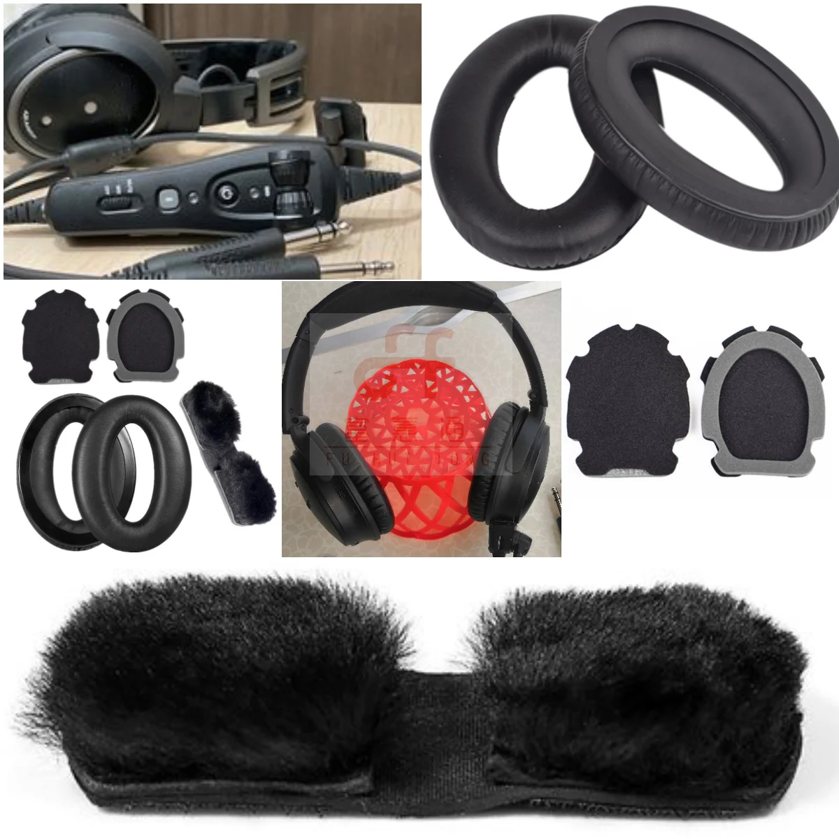 Replacement Ear Pads Headphone for Bose Aviation Headset X A10 A20 Cushions Earcups Muffs