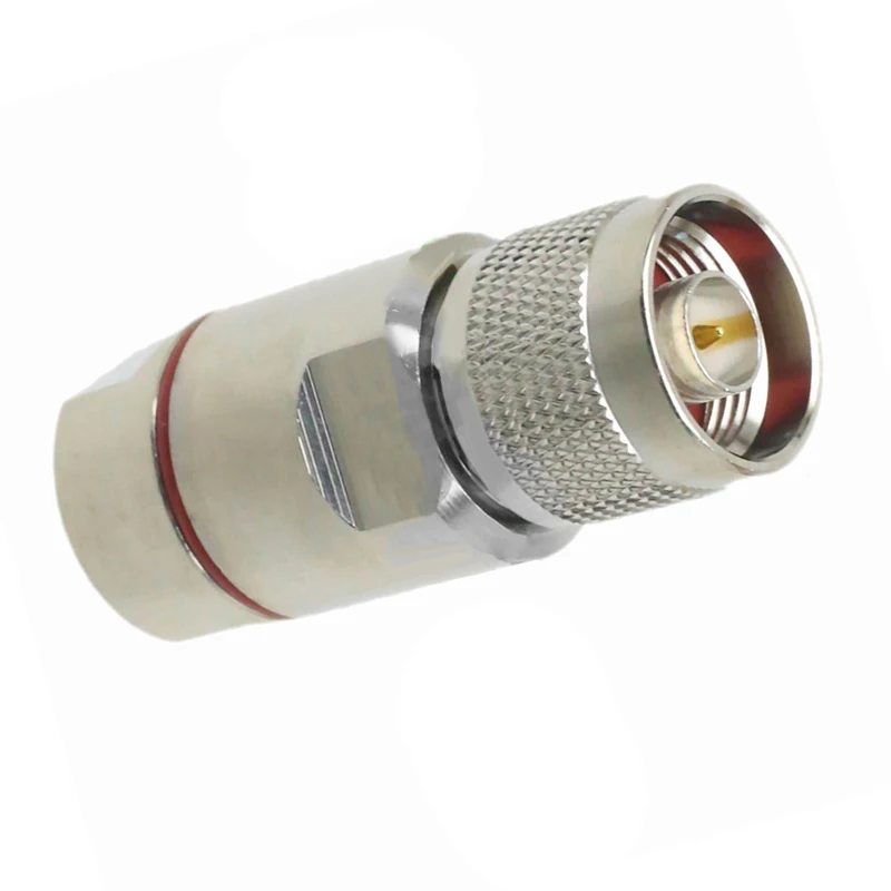 Gegolfd Connector Koper Voor Andrew Heliax Messing Plug Accessoire Standaard Ptfe N 1/2 "Nuttig Hoge Kwaliteit Nieuw