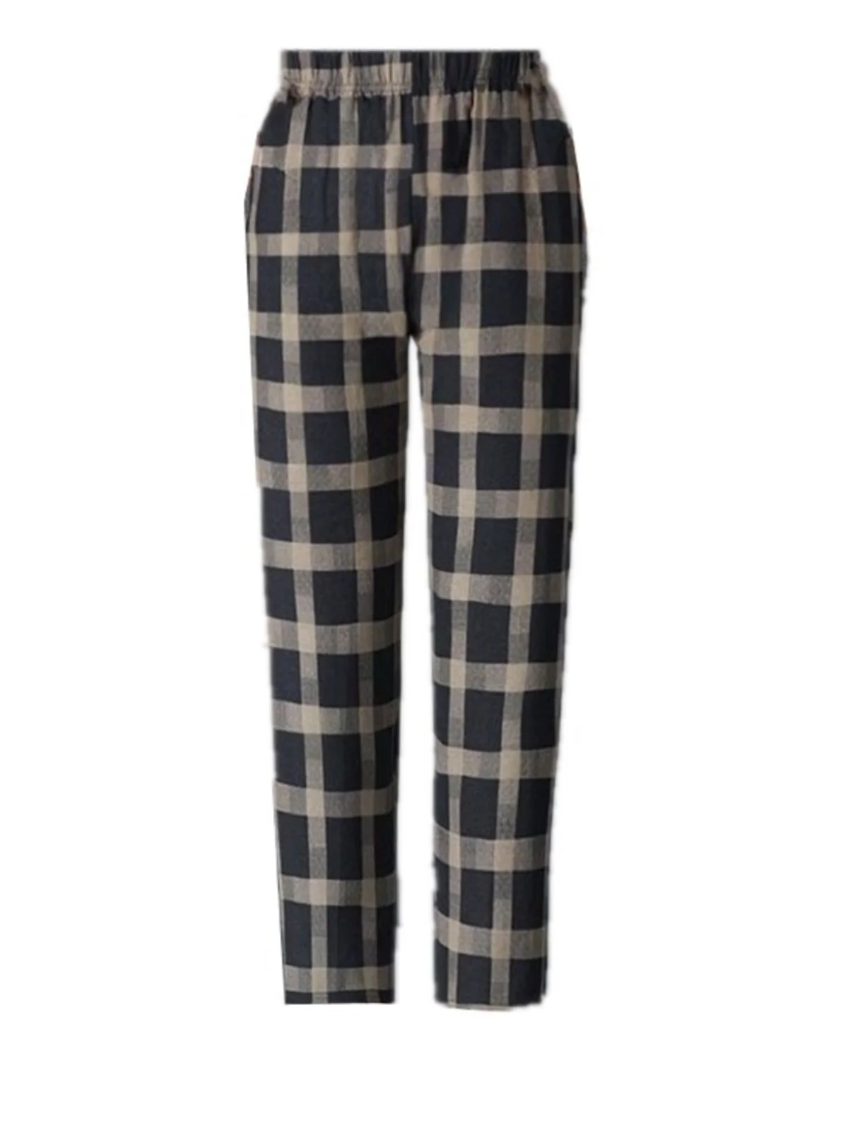 코튼 맘 팬츠 여름 얇은 루즈핏 하란 캐주얼 스트레이트 팬츠 중년 및 노년 여성용 아우터웨어 및 어머니용