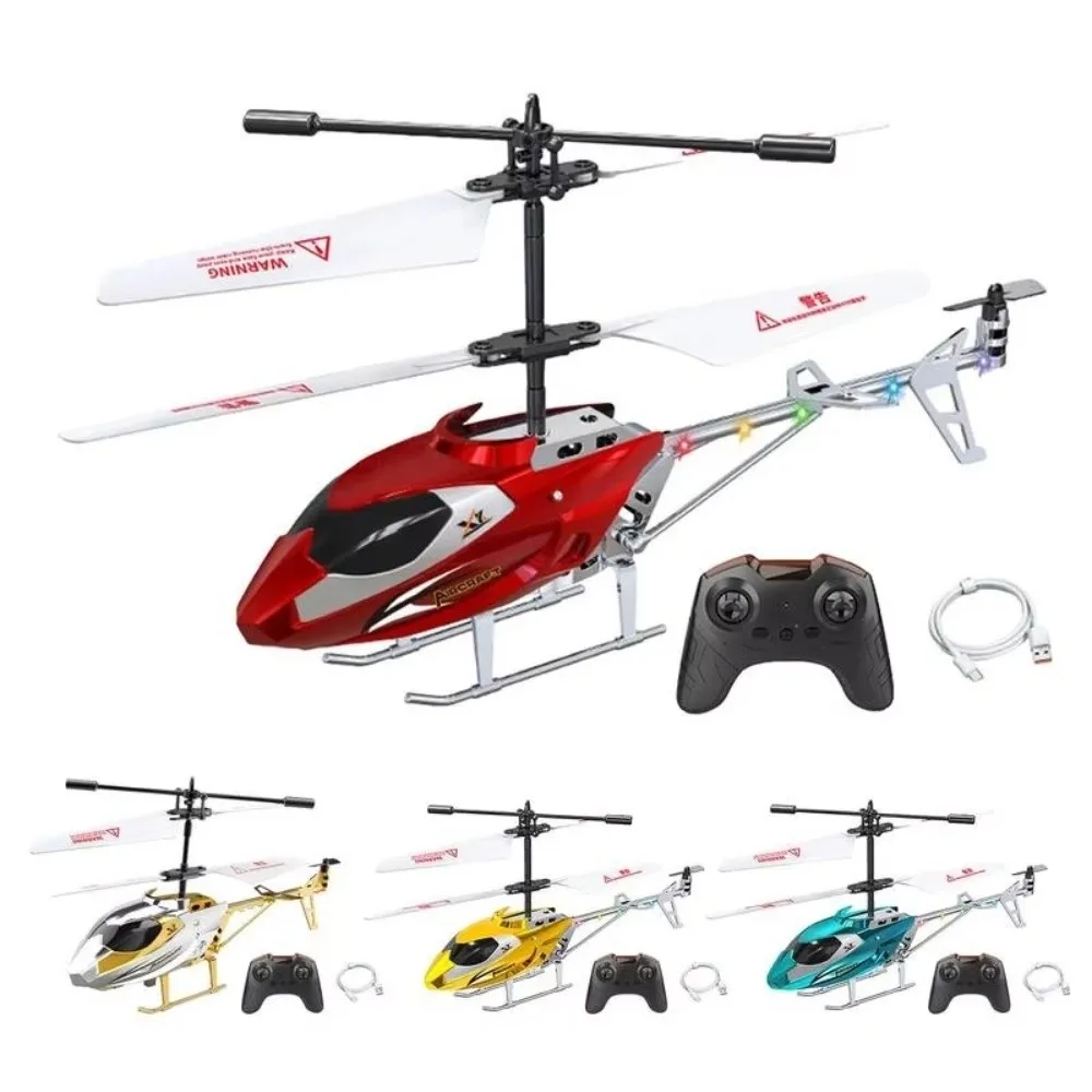 3.5CH RC Helicopter Remote Control Light Up Remote Control Helicopter Fall Resistant Easy Control Kids Helicopter Toy for Boys
