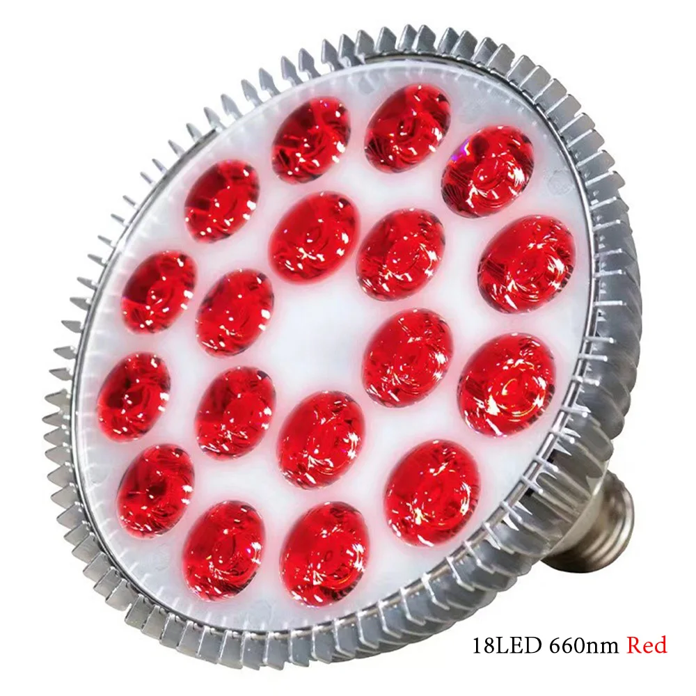 E27 LED Plant Grow Light 54W Par38 Full Spectrum Phyto Grow Box for  Flower Seed Growth Hydroponics Veg Growing