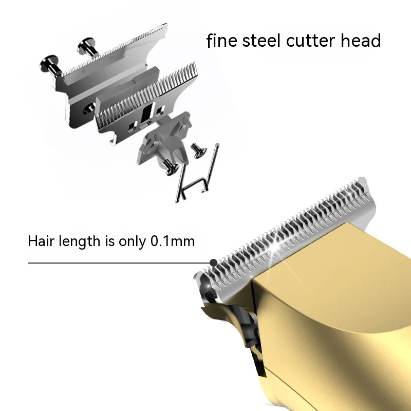 Professional oil head hair clipper carving electric hair clipper adult shaved head hair clipper hair salon scoring shaver