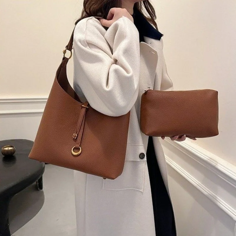 

Женская модная сумка-тоут с боковыми карманами, большая вместительная холщовая сумка для покупок, путешествий, работы, школы, повседневная сумка