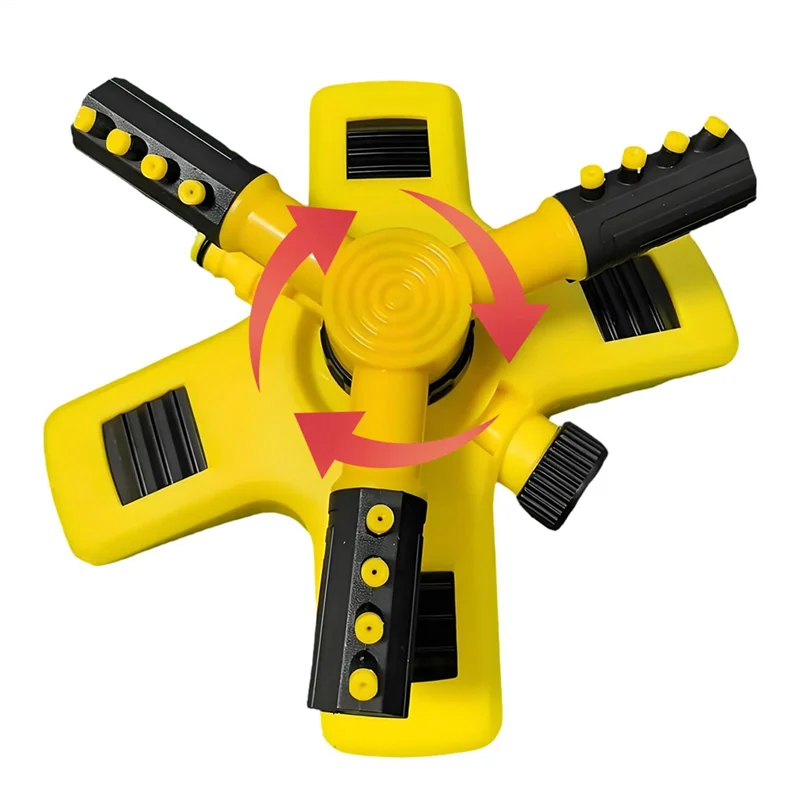 

ABKS-Yard Sprinkler Lawn Sprinkler 360 Degree Rotating Irrigation System Automatic Adjustable Spray Garden Grass Watering