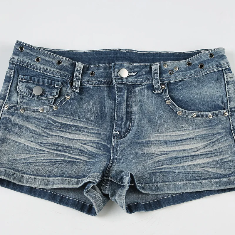 

Новые летние ретро-шорты-джинсы с низкой посадкой в стиле Spice Girls, 2026 год