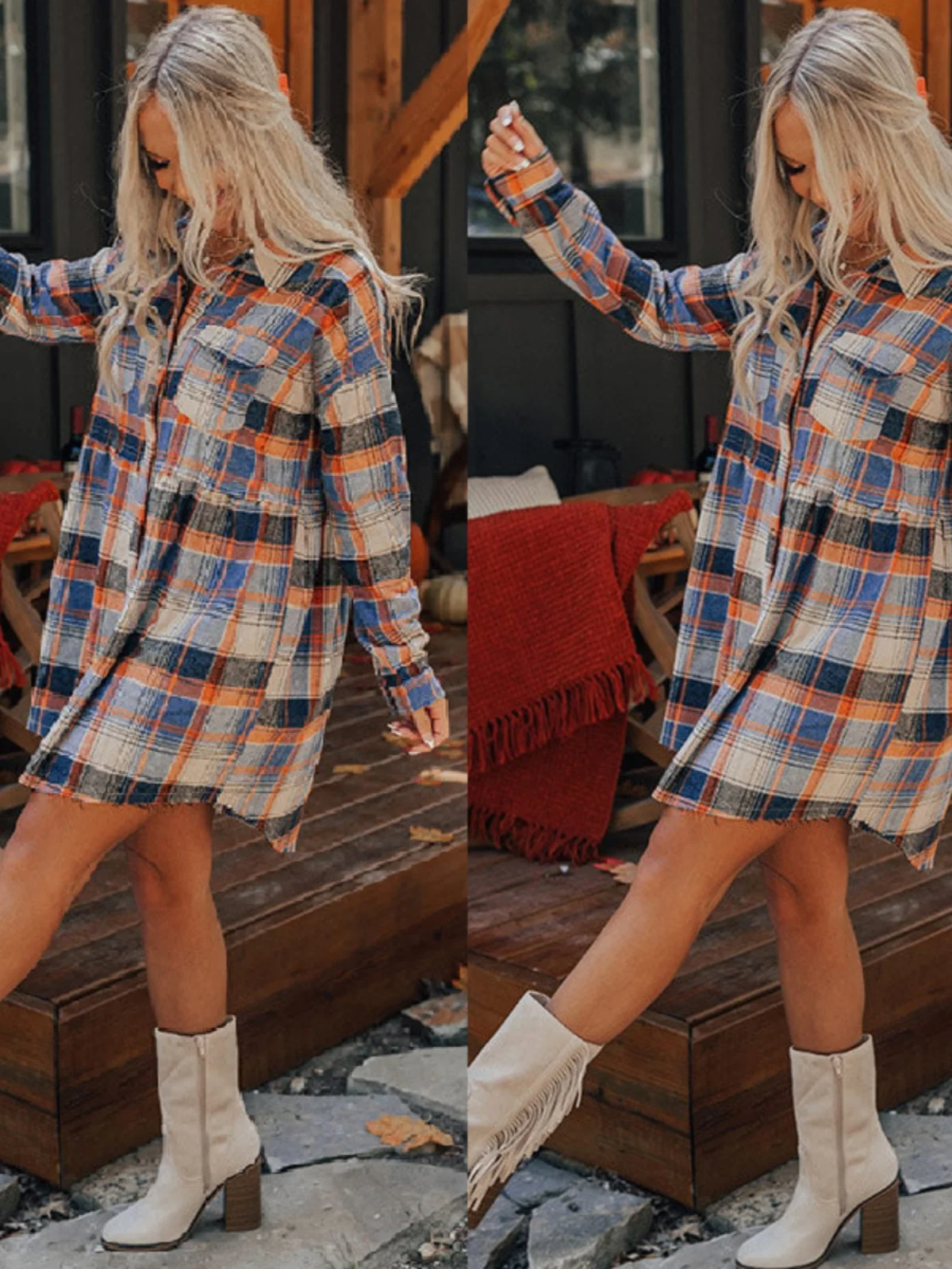 

Faionable Collage Lapel Dr Long Sve Turn-down Collar Women's Dr Casual Sle Princ Skirt Ultra-ort Length