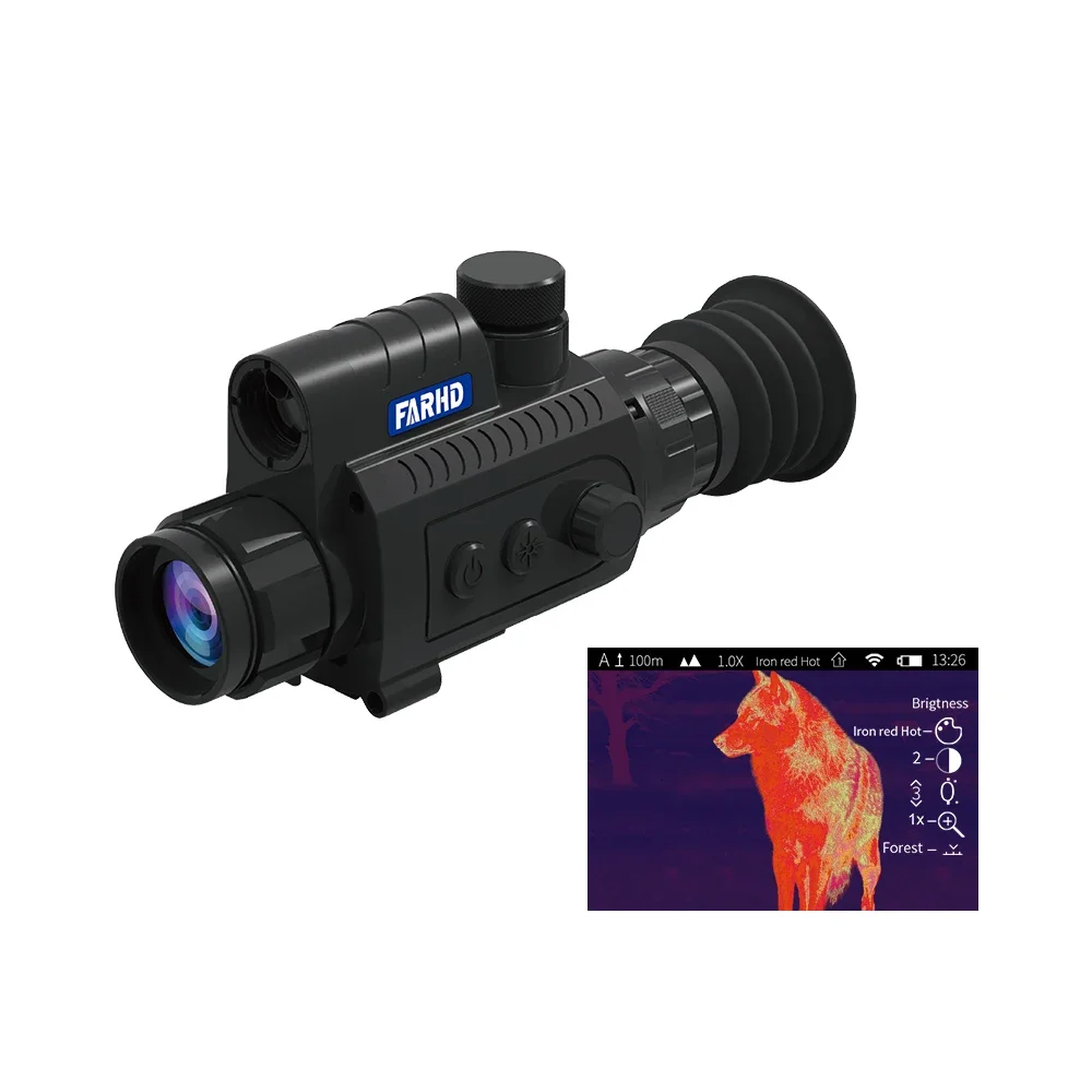 

30%OFF30%OFF30%OFF Chinese OEM/ODM Factory Thermion Thermal Imaging Night Vision Scope Built-in 1-8X 384x288