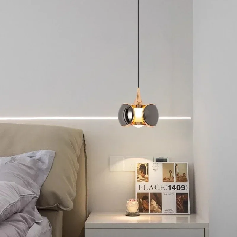 

SANDYHA Nordic Modern Wooden Pendant Ceiling Light Fixture for Living Dining Room Kitchen Island Chandelier Creative Simple