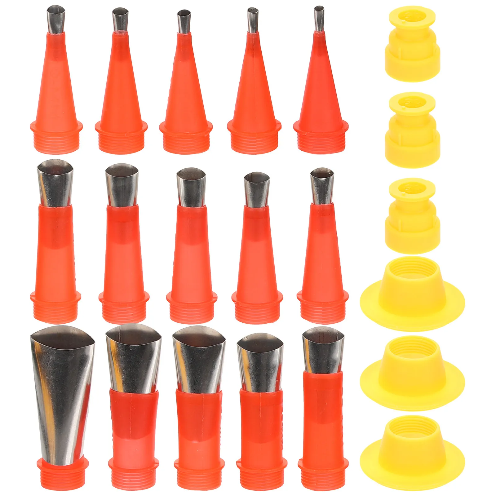 1Set Stainless Steel Silicone Caulking Finisher Kit High Strength Wear Resistant Easy Assembly Caulking Tips Set for Shower
