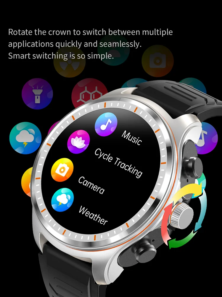 Jam tangan pintar pemilik waktu headset Bluetooth 2 In 1 baru jam tangan panggilan pemutar musik nirkabel TWS jam tangan latihan pemantau denyut jantung