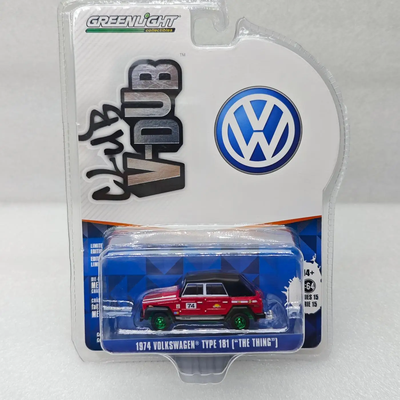 

GreenLight 1:64 1974 Volkswagen Thing 181 Alloy Mini Car Model Simulation Collection Display Toy Gift