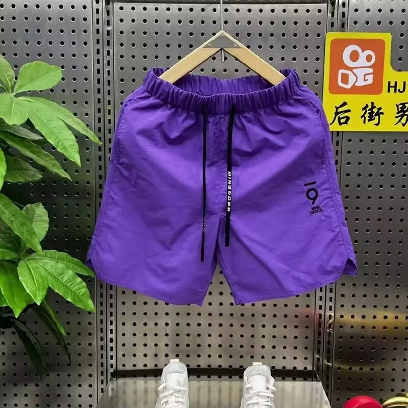 High Quality Gym Shorts Men's Summer Quick Drying Breathable Beach Shorts Fashionable Trendy Men's Clothing Sports Pants 2024