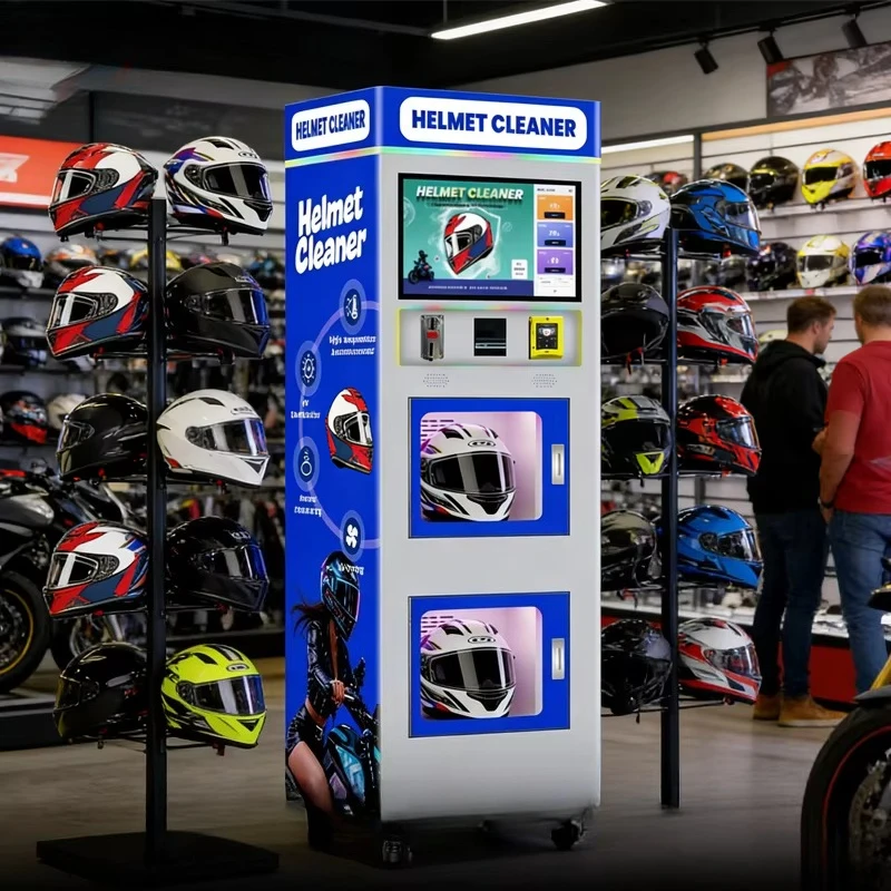 

Electric Fully Automatic Helmet Cleaning Drying Machine with Multi-Disinfection Stainless Steel Sports Helmet Cleaning Equipment