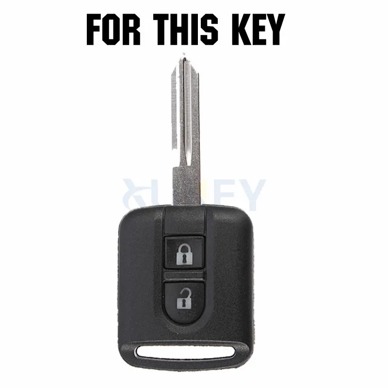 AX For Nissan Qashqai Micra Navara Almera Cabstar Note NV200 M20M Patrol Silicone Car Remote Key Fob Pocket Cover Case