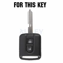 AX For Nissan Qashqai Micra Navara Almera Cabstar Note NV200 M20M Patrol Silicone Car Remote Key Fob Pocket Cover Case