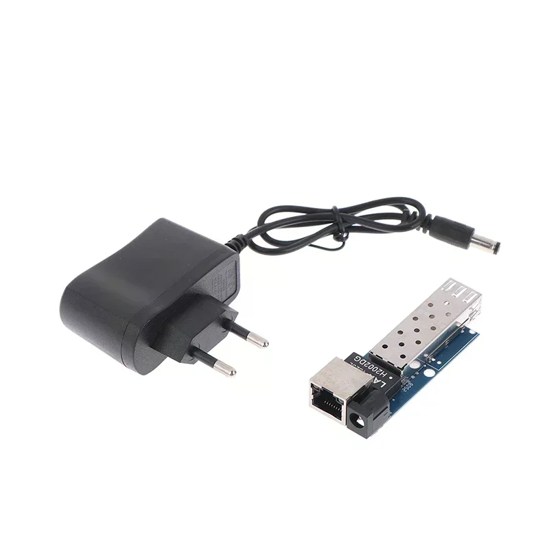 โมดูลแปลงสัญญาณ Mini RPOE 1G Media Converter ช่องใส่ SFP Transceiver โมดูล SFP ช่องใส่ RJ45 Ethernet SFP สวิตช์ไฟเบอร์