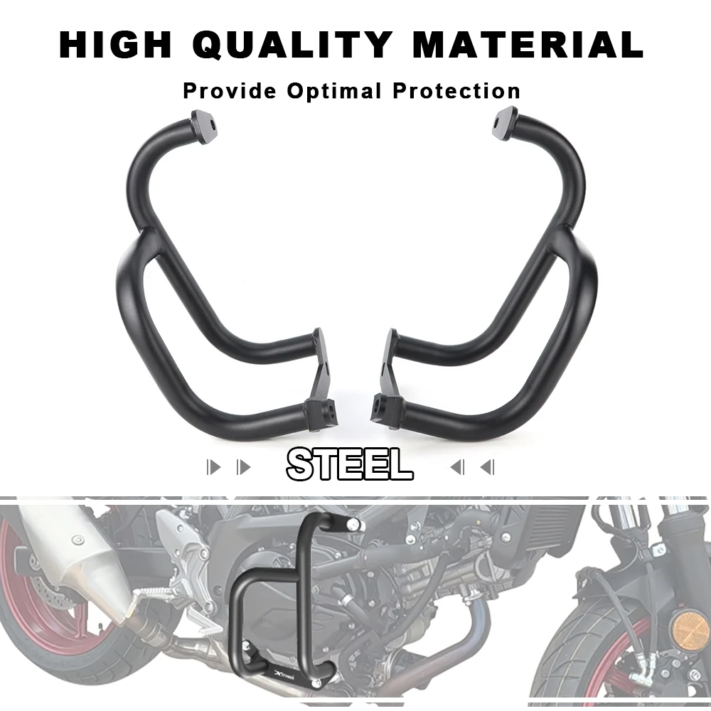 For Suzuki SV650 SV650X 2017 2018 2019 2020 2021 2022 2023 2024 2025 Motorcycle Engine Guards Highway Crash Bars Protect Bumper