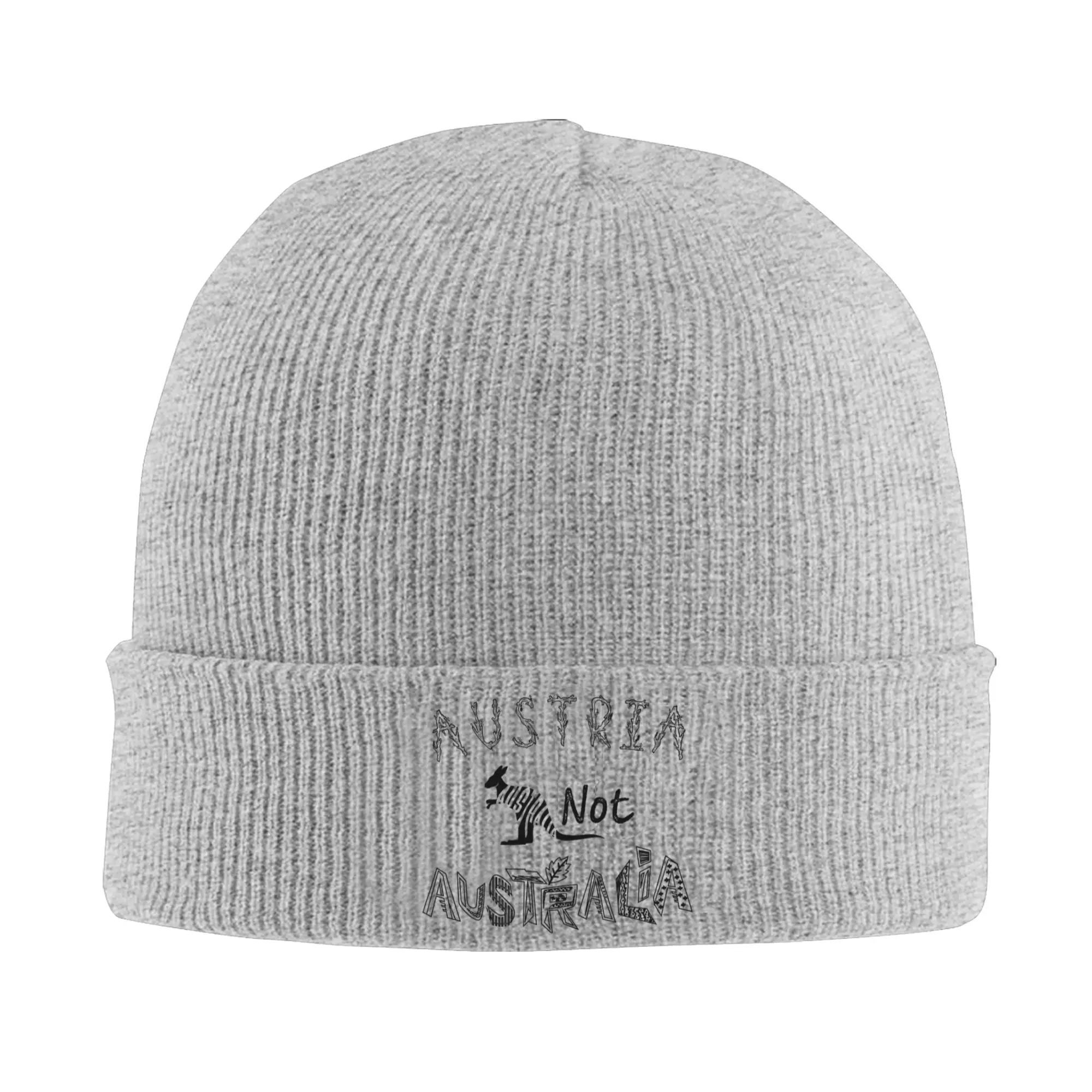 No Kangaroos in Austria Knit Beanie For Men Women  Warm Winter Skullies Knitted Caps