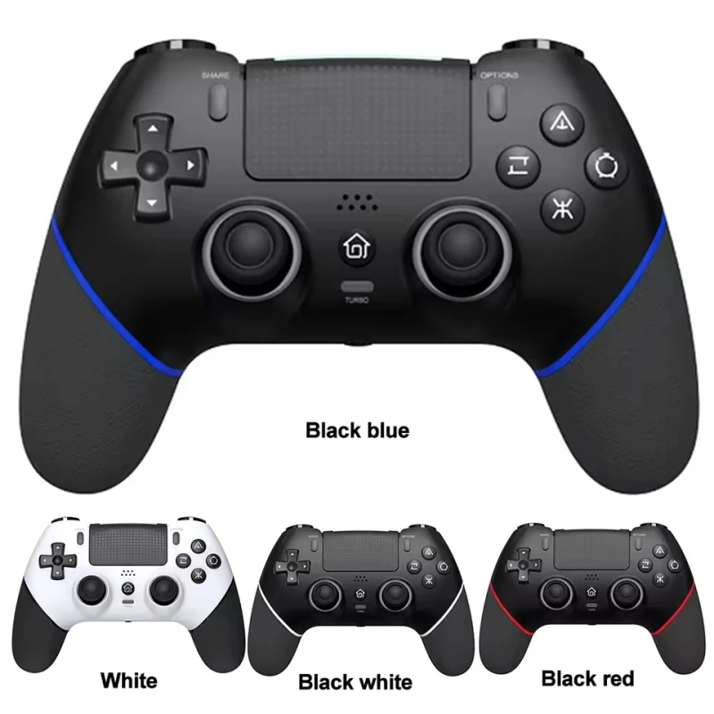 Ps4 Controller Hall Joystick Builtin Speaker Programming Wireless Bluetooth Two Connection Modes Entertainment Game Controller