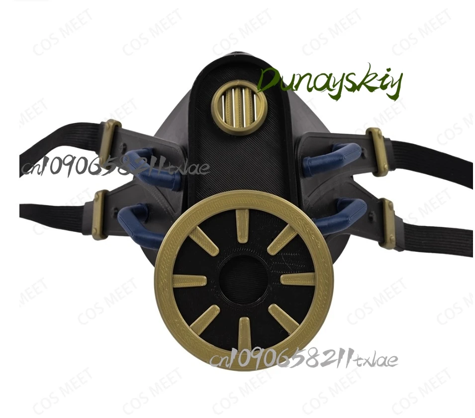 غاتشيكوتا كوسبلاي ريو رود Zanka تأثيري الدعائم عالية الجودة 3D PLA قناع بارد الشرير القوطية جيراي كي حفلة الهالوين عيد الميلاد #6