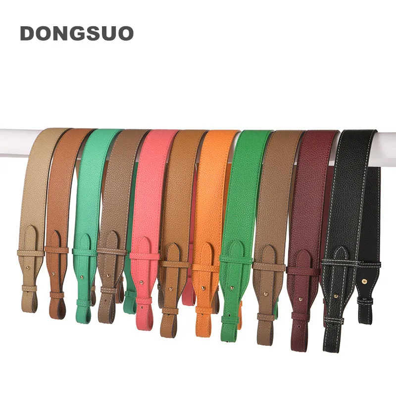 42MM wide Togo cowhide leather bag strap for shoulder bag leather strap for crossbody bag strap handbag replacement