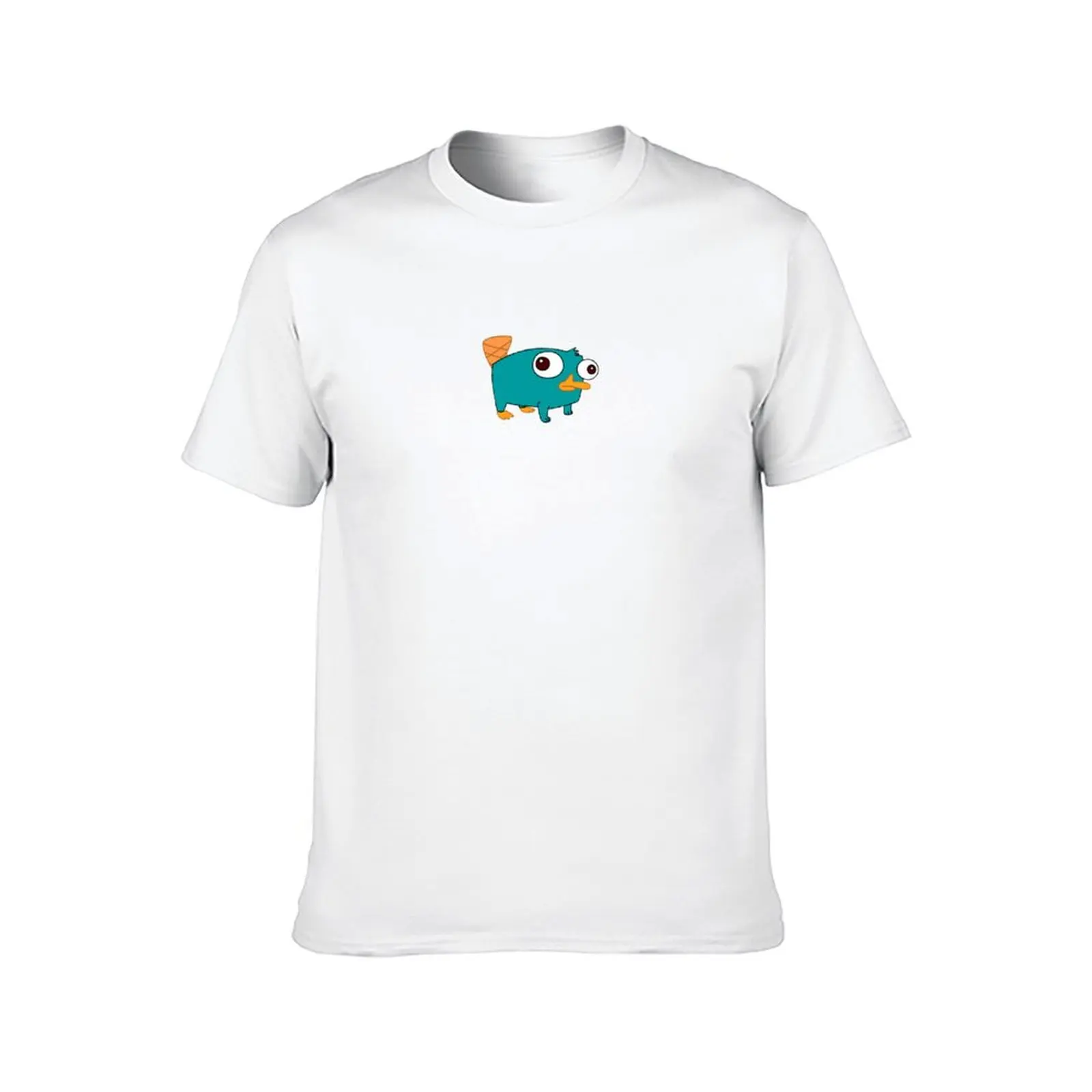 Perry the platypus baby from Phineas and Ferb T-Shirt cotton man t-shirts vintage shirts graphic tee men