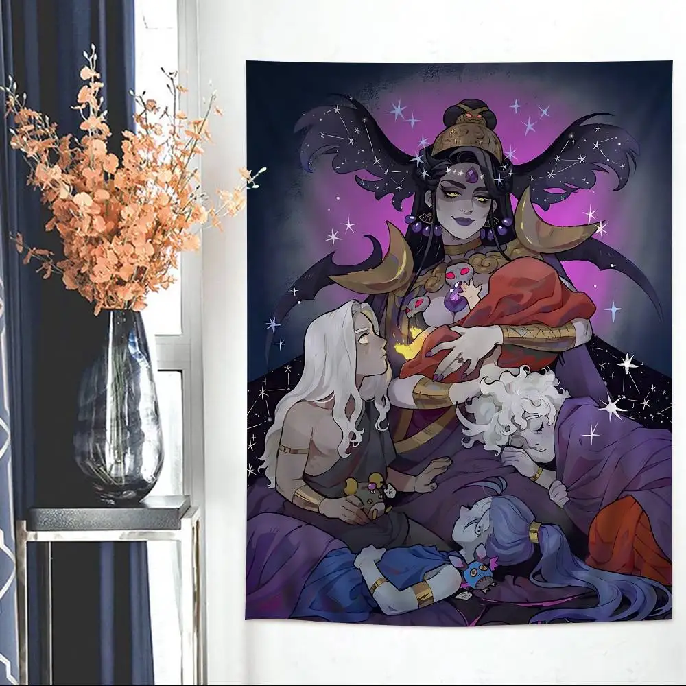 أمين H-Hades نسيج ملون للتعليق على الحائط، مفروشات جدارية بوهيمية، صفائح تعليق على الحائط ماندالا #3