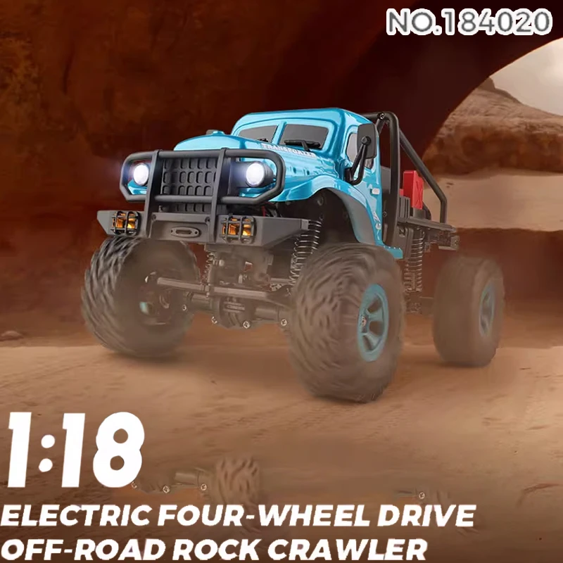 

New Weili 184020 Electric Four-Wheel Drive RC Car Military Truck Utility Vehicle 1:18 Scale Remote Control Toy Climbing Car