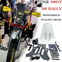 Motorcycle Modification Accessories Rally Head Bracket Windshield FOR VOGE 300GY 300RALLY 300 GY 300 RALLY