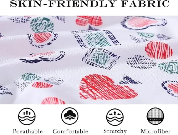 Zonbailon Men's Briefs Breathable Soft Tagless Sexy Underwear Cartoon Print Underpants Male Briefs