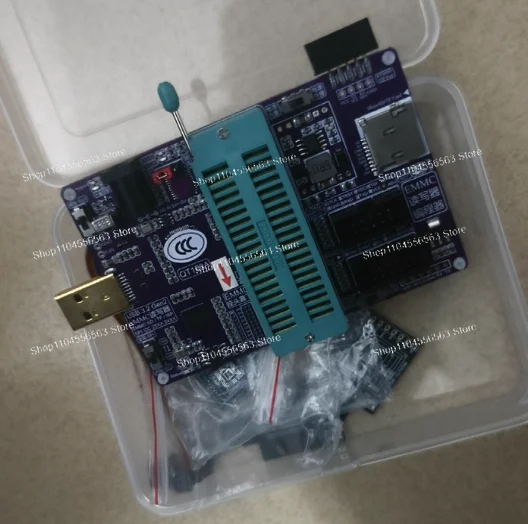 QT188A EMMC Chip Programmer with USB 3.0 High-Speed Boot Image Read/Write and Flywire Adapter for Repair and Embedded Systems