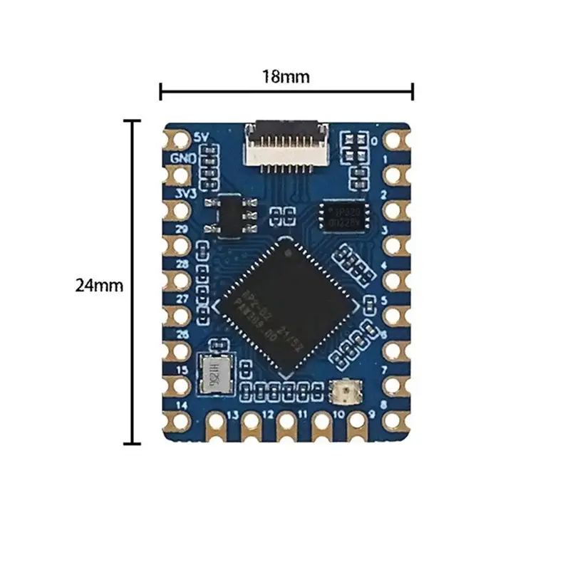 B29C-2X RP2040-Tiny Kit Development Board Module For RP2040 ZERO Raspberry Pi PICO USB Type C Interface 264KB SRAM 2MB Flash