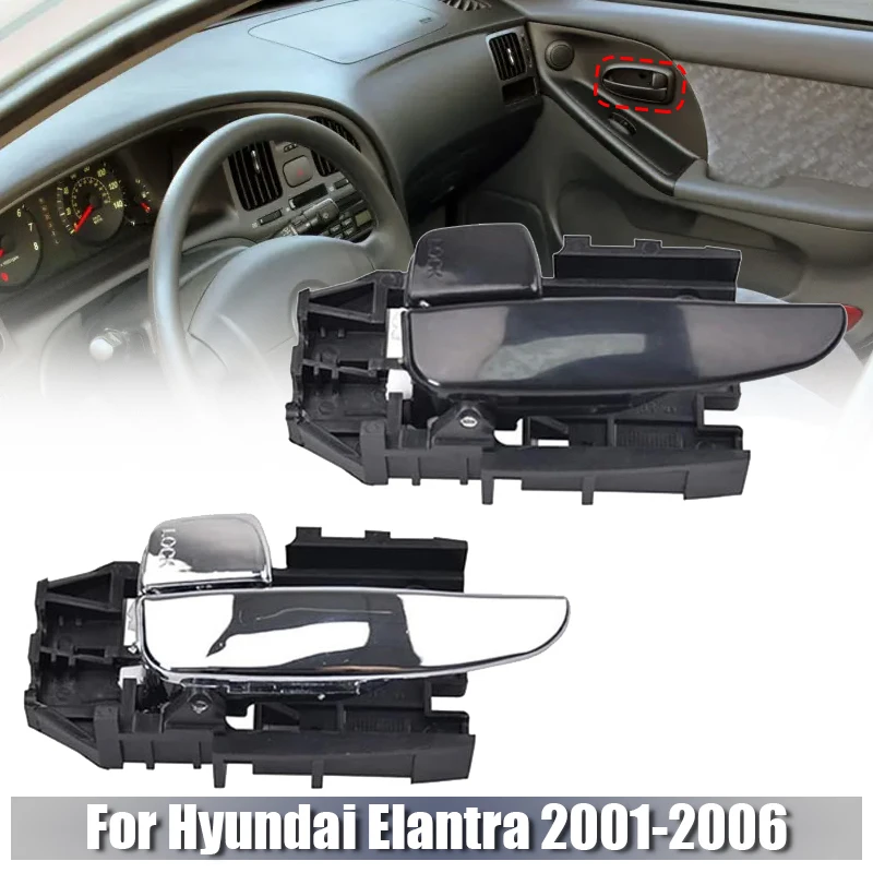 

For Hyundai Elantra 2001-2006 Car Inside Door Handle Front or Rear Left Driver or Right Passenger 82610-2D010 82620-2D010