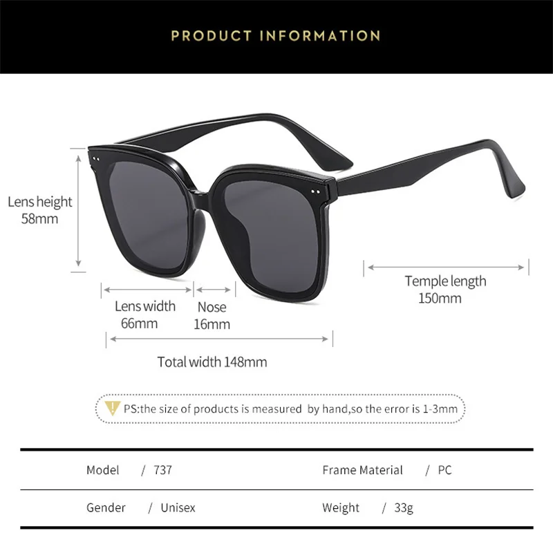 Square Sunglasses Men Women Cat Eye Sun Glasses Luxury Brand Design GM Mens Sunglasses Shades UV400 With Box