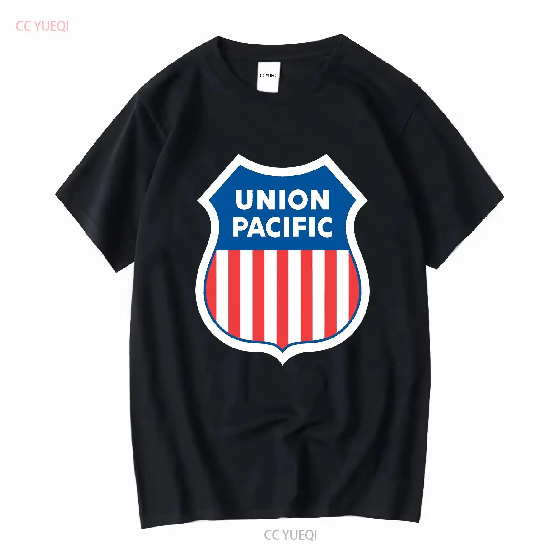 Union Pacific Railway Logo Rail Train Retro T-Shirt Vintage gewaschen stilvoll atmungsaktiv weich Unisex lässige Designerkleidung