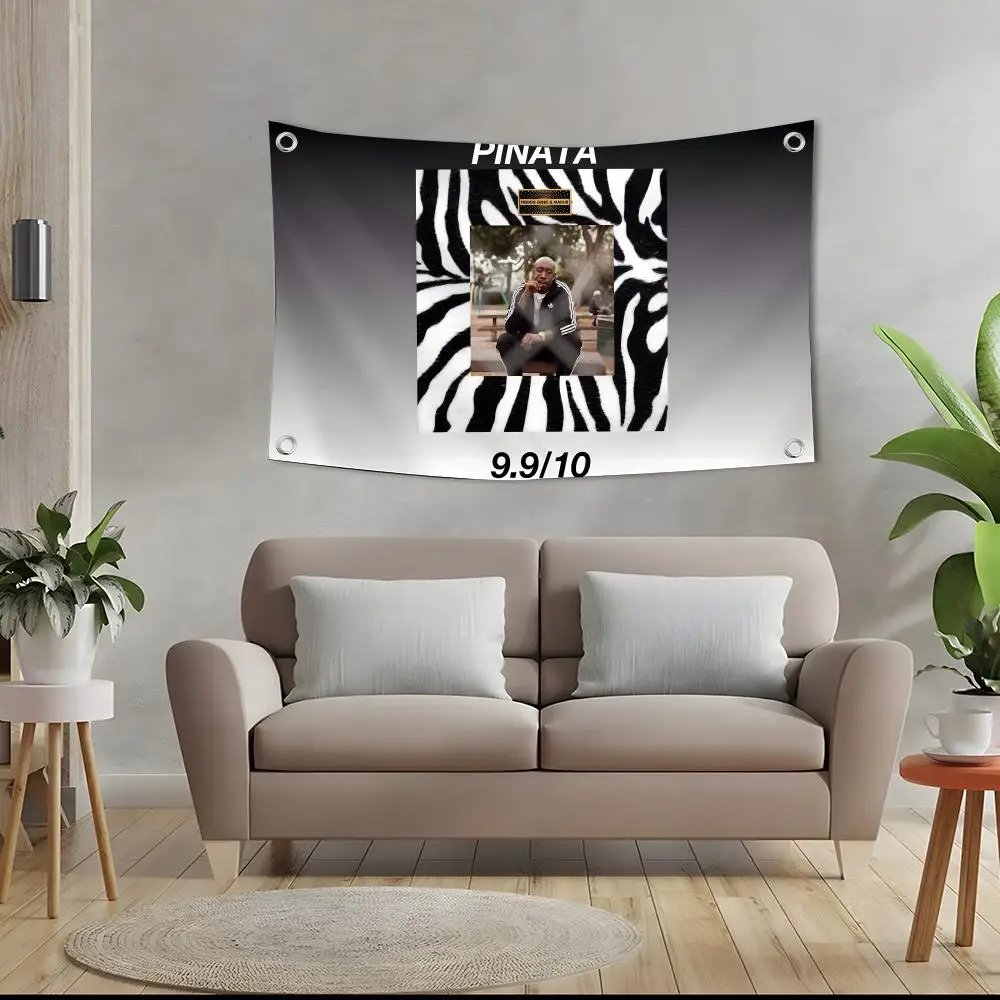 Hip Hop F-freddie Gibbs Pinata Flags  Camping Outdoor Garden room Decor  Wall Art Family Gifts