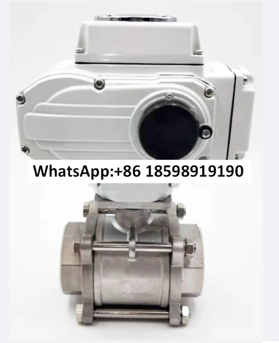 

Stainless steel wire port three-piece ball valve steam shut-off valve