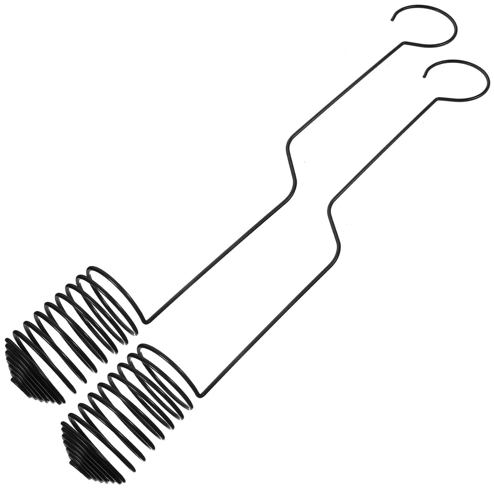 

2pcs Spiral Stand 37cm Iron Base Air Plant Hooks Home Office Decor Display Tillandsia Hanger Rack for Tillandsia