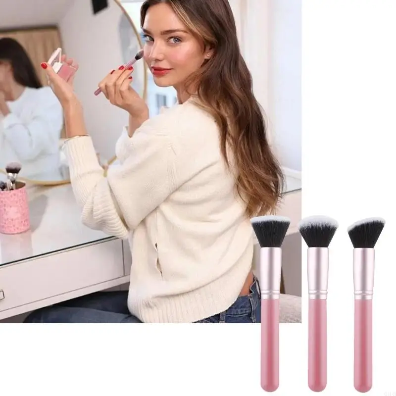 Q1FB 1 PC MENGING BOORD MAARSUP BOORD POWER POEDER BURBE Highlighter Borstel Gezichtsborstel