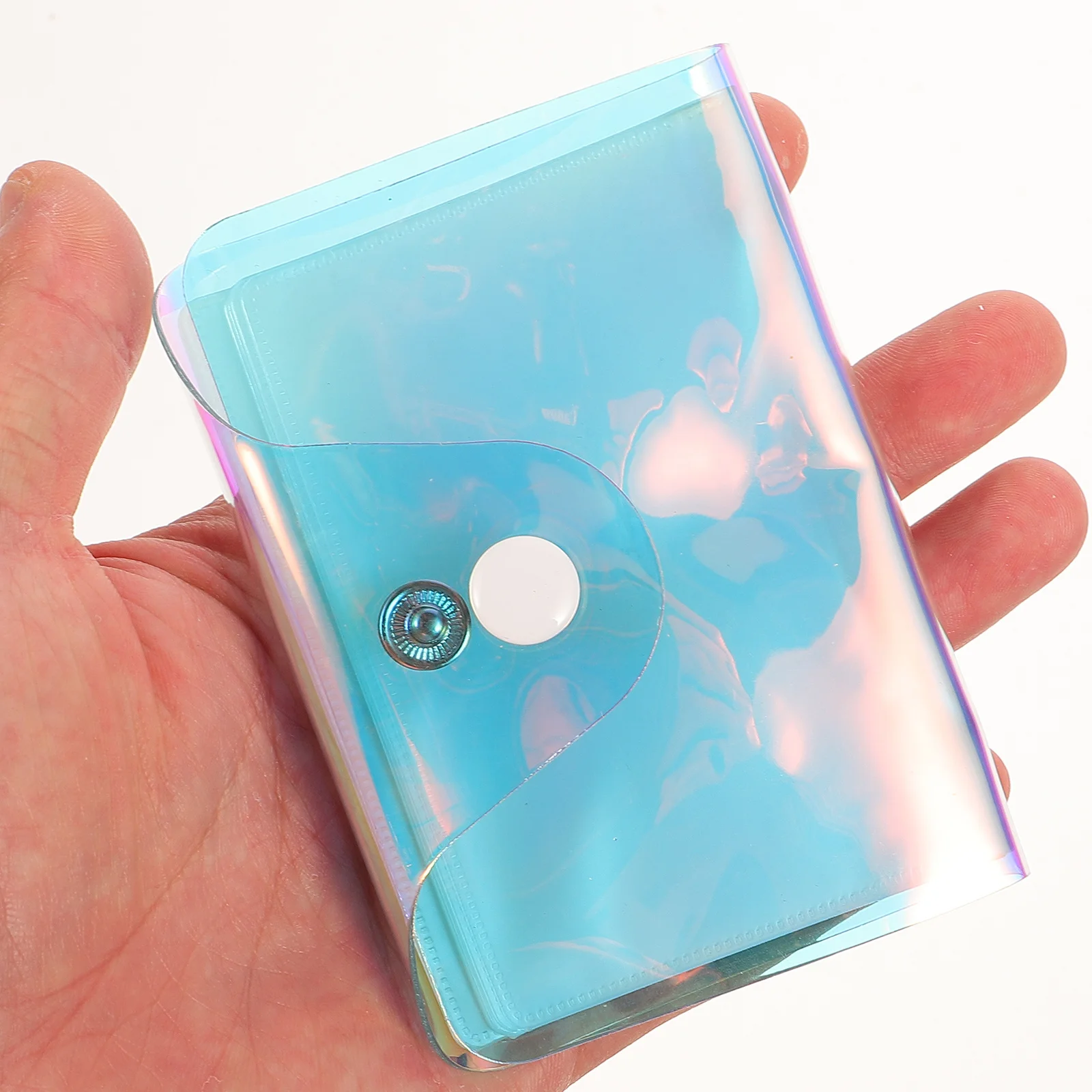 

Holographic Slim Card Holder 20 Positions Transparent Hologram Bag for Special Occasions Gift Friends Family Bag