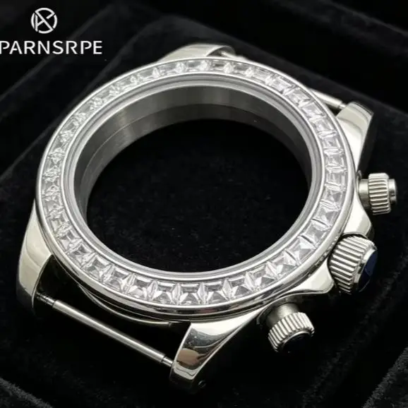 

VK63 Case 40mm 4Colors Stainless Steel Case for VK63/64 Quartz Movement Watch Modification Parts che para relojes