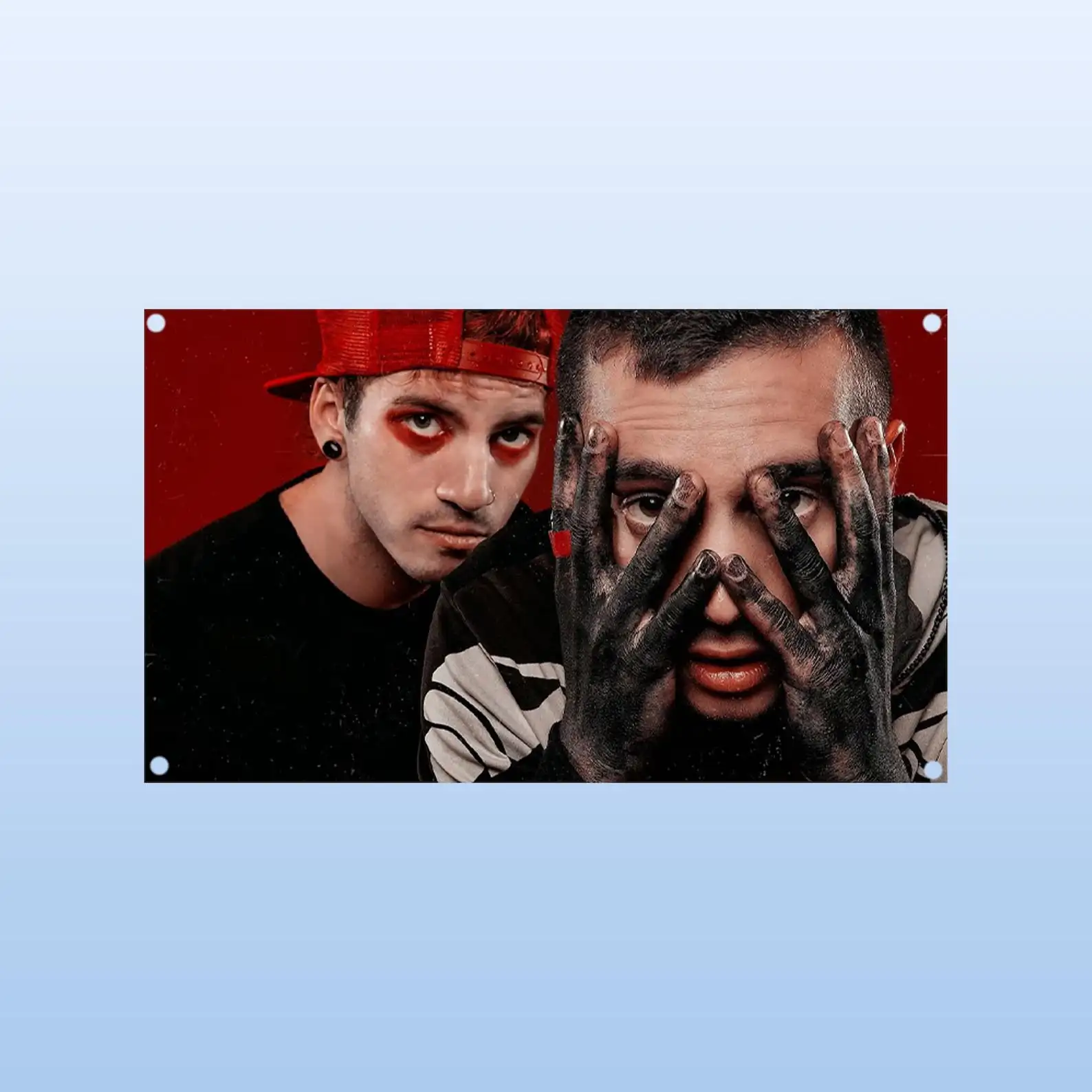 Twenty One P-Pilots Flag Tyler J-Joseph J-Josh Dun Tapestry Decoration Garage Flags for Bedrooms Home Decor Items Bedroom Stuff