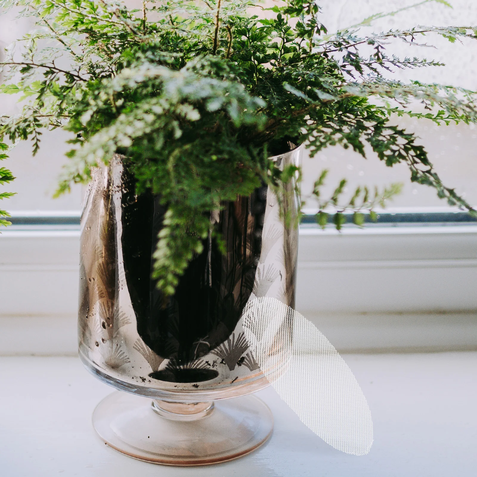 

20pcs Drainage Mesh Pad For Plant Pots Round Screen Bonsai Pot Bottom Grid Mat Plastic Insert Flowerpot Gasket