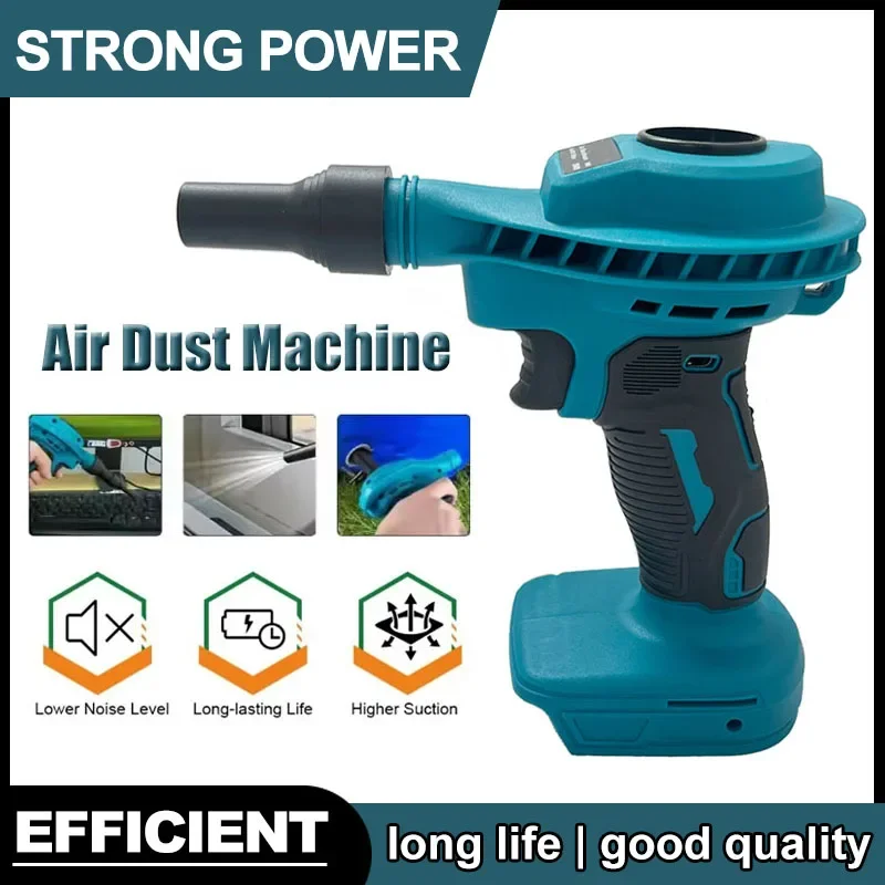 

Подходит для Makita 2 в 1, беспроводная машина для пыли, эффективный перезаряжаемый вакуумный насос для очистки компьютера, электроинструмент, аккумулятор 18 В