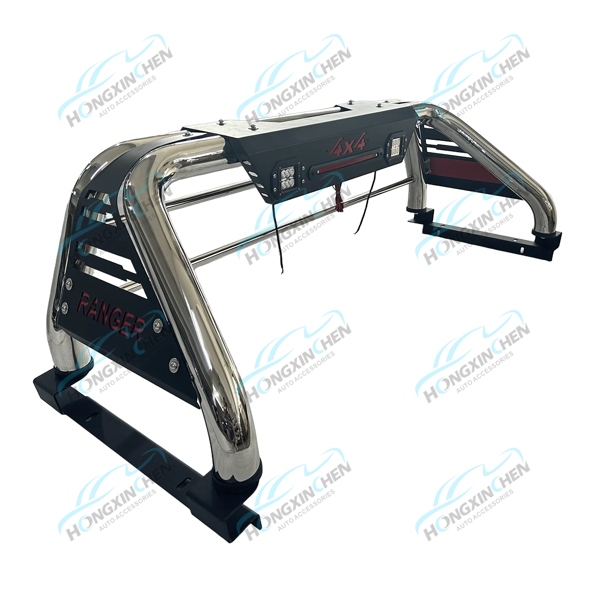 For Tacoma NP300 Anti-Roll Bar Stainless Steel Roof Rack for Pickup Truck Bed Compatible 4x4 Exterior Accessory