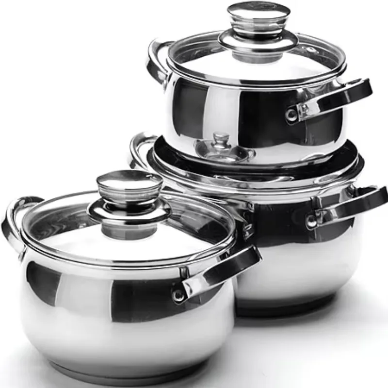 

304 Stainless Steel Multifunctional Cooking Pot Milk Pot Cooking Utensils Kitchenware Kitchenware Set