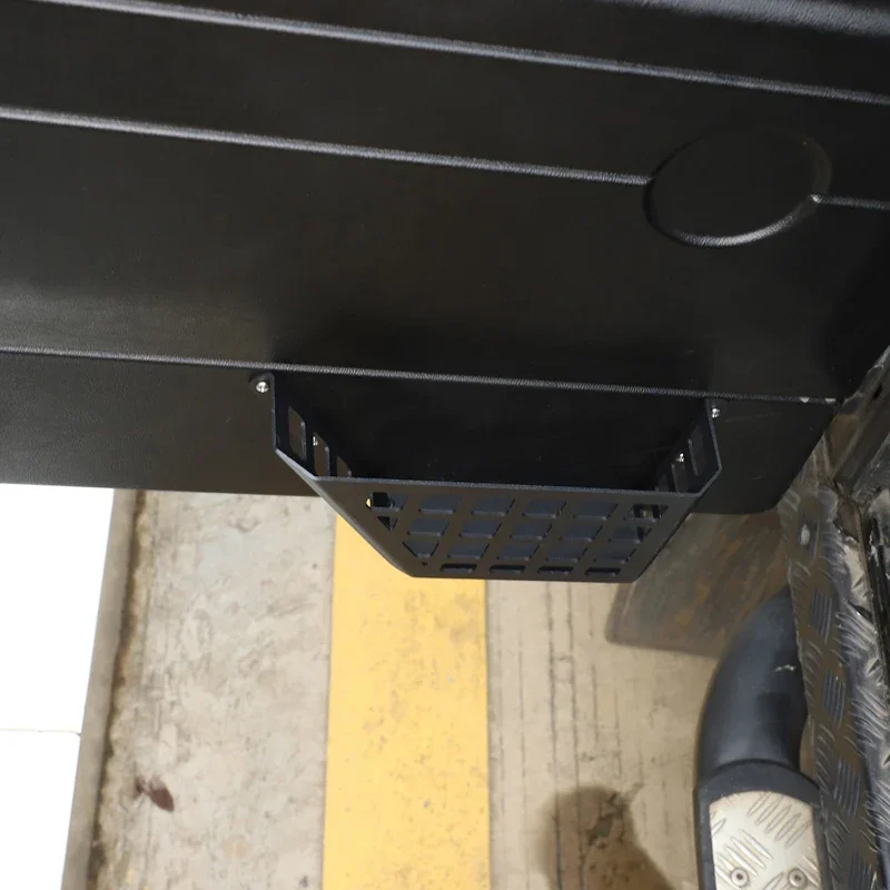 For 2004-2019 Land Rover Defender 90 110 130 Aluminum Alloy Black Door Storage Basket Car Accessories 5