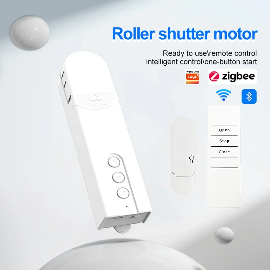 

Smart Roller Blind Motor Tuya WiFi Zigbee Electric Window Shutter Motor Silent Remote Voice Control Alexa Google Home Smart Home